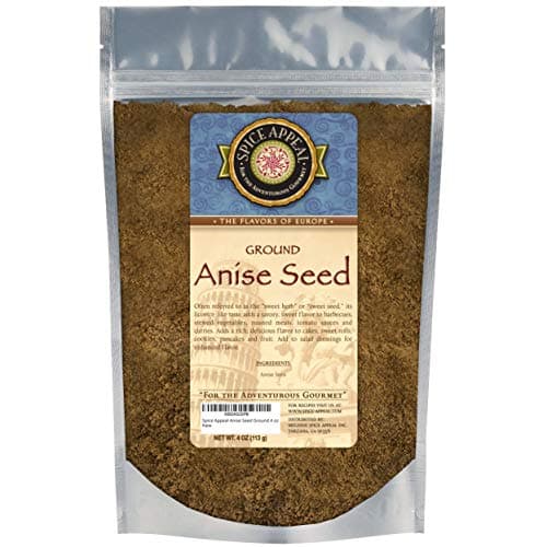 Spice Appeal Anise Seed Ground in resealable stay fresh pouch 4 oz