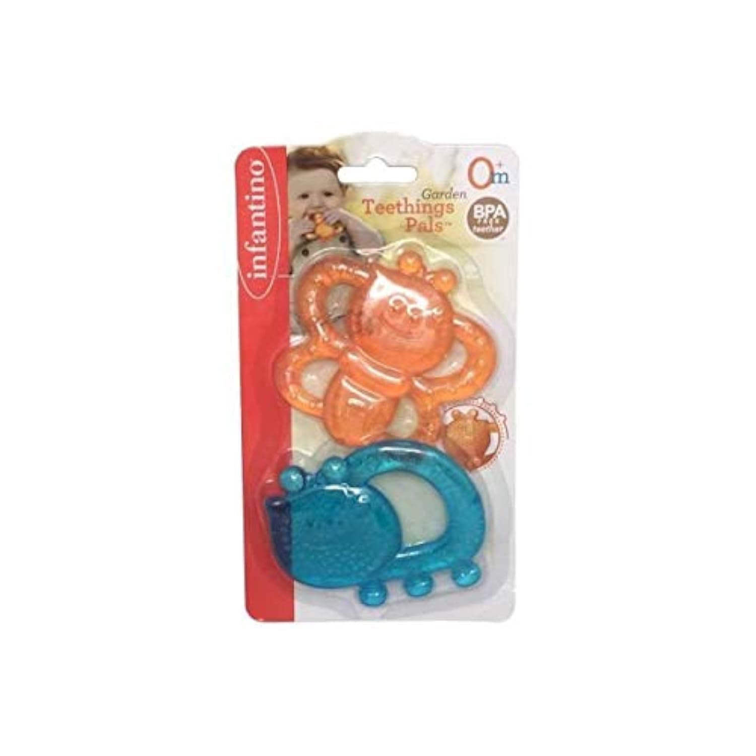 Infantino Garden Teethings Pals, Pack of 2