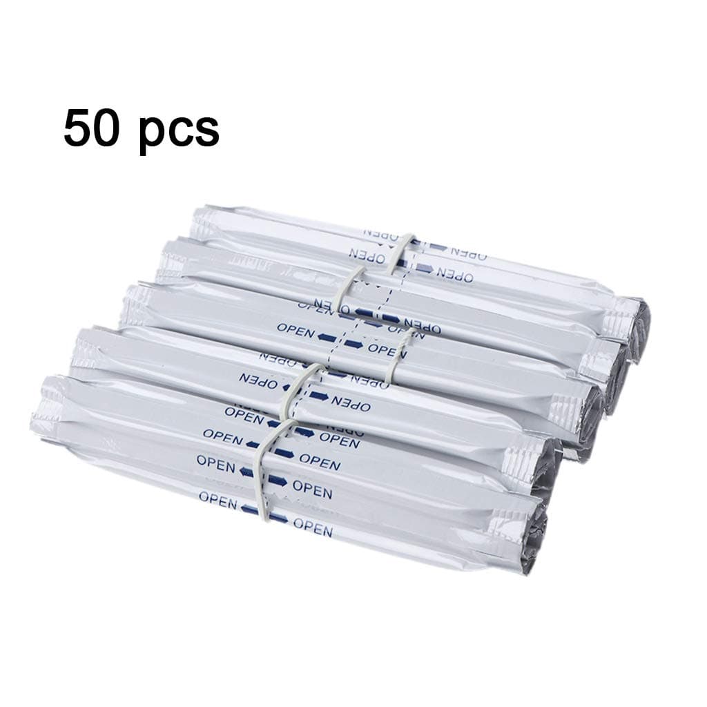 50Pcs/Box Wet Alcohol Cotton Swabs Double Head Cleaning Stick For IQOS 2.4 PLUS For IQOS 3.0 LIL/LTN/HEETS/GLO Heater