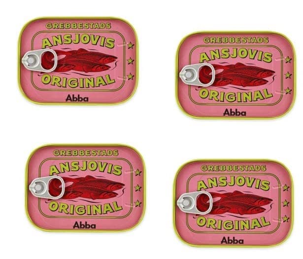 Anchovy Style Sprats Fillets by Abba 4.4 ounces - 4 pack