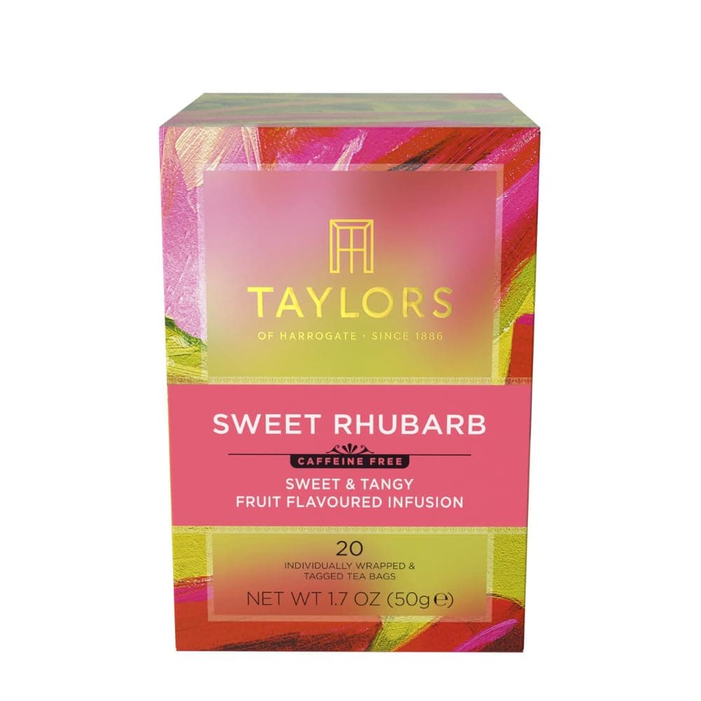 Taylors of Harrogate Sweet Rhubarb Infusion, 20 Teabags