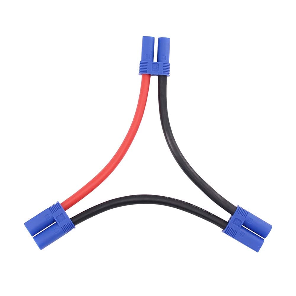 1pc EC5 Series Connector with 10awg Wire/Series Battery Adapter 10awg 4inch for Losi/E-Flite(B101-1)