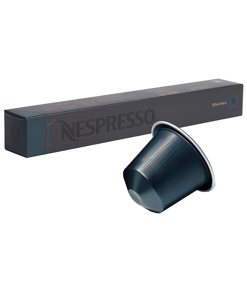 Nestlé Nespresso Original Coffee Capsule Pods - Dharkan Flavor - Up to 10 Sleeves (7 Sleeves (70 Capsules))