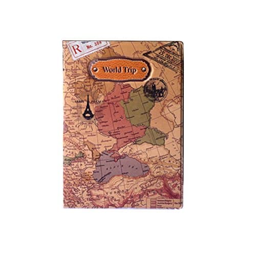 New Design World Map Passport Card Holder Fashion Passport Covers