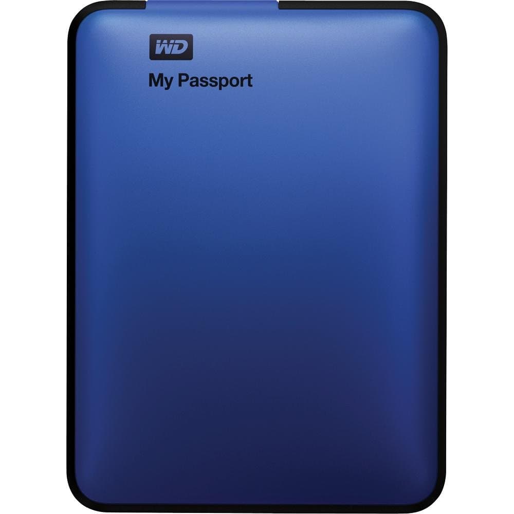 WD My Passport 2TB Portable External USB 3.0 Hard Drive Storage Blue (WDBY8L0020BBL-NESN)