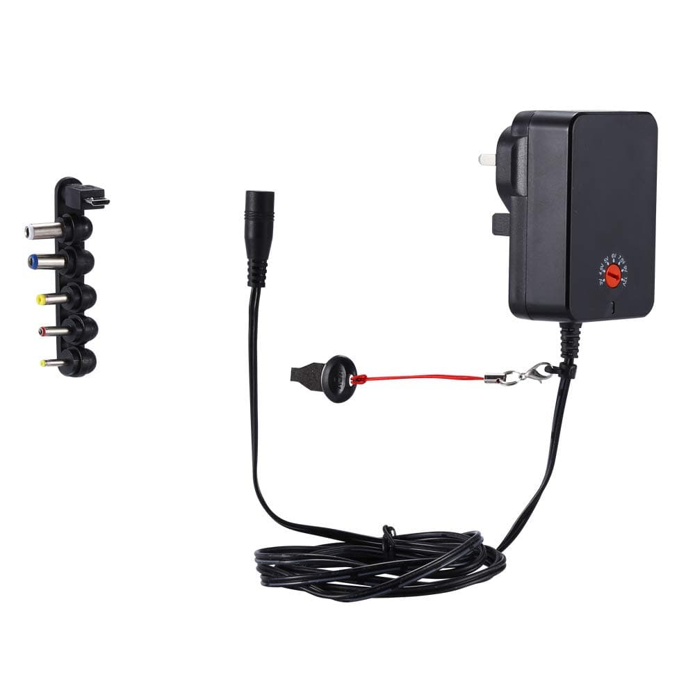 DEYF 18W Universal AC Adapters DC 3~12V Multi Voltage Switching Power Adapter + 6 DC Tips For household,office Electronic Device