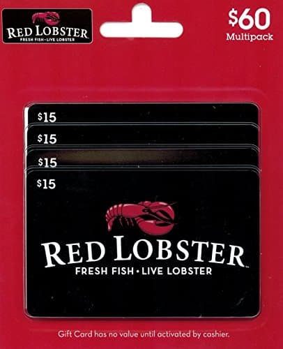 Gift Cards, Multipack of 4- $15