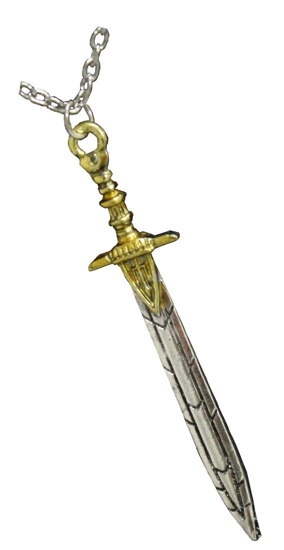 necklace with 5,7cm vortex sword made of metal alloy - free nickel - pidak shop