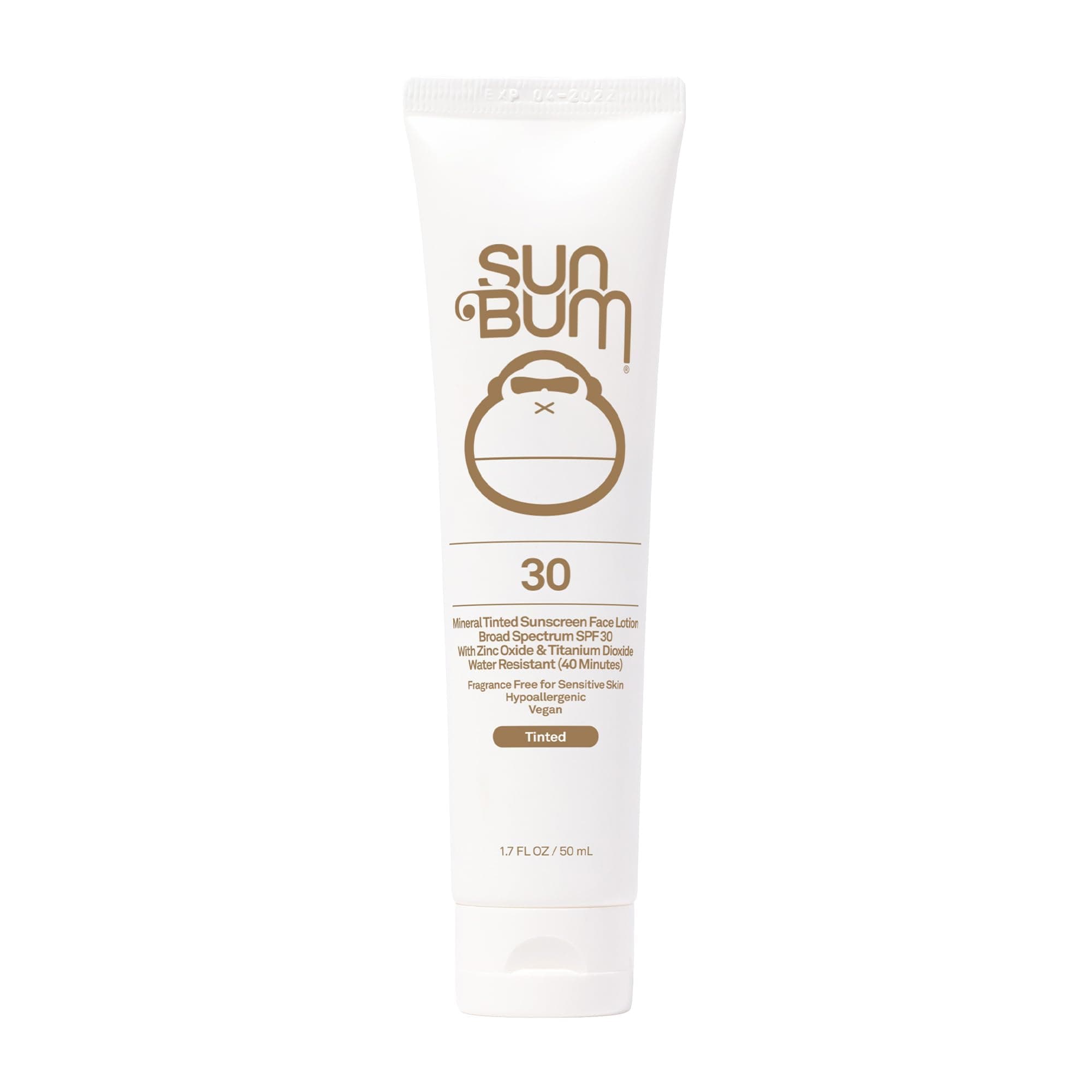 Mineral SPF 30 Tinted Face Sunscreen - Matte Primer - Broad Spectrum Moisturizing Sunscreen with Vitamin E - Hawaii 104 Act Compliant (Without Octinoxate & Oxybenzone) - Travel Size 1.7 oz