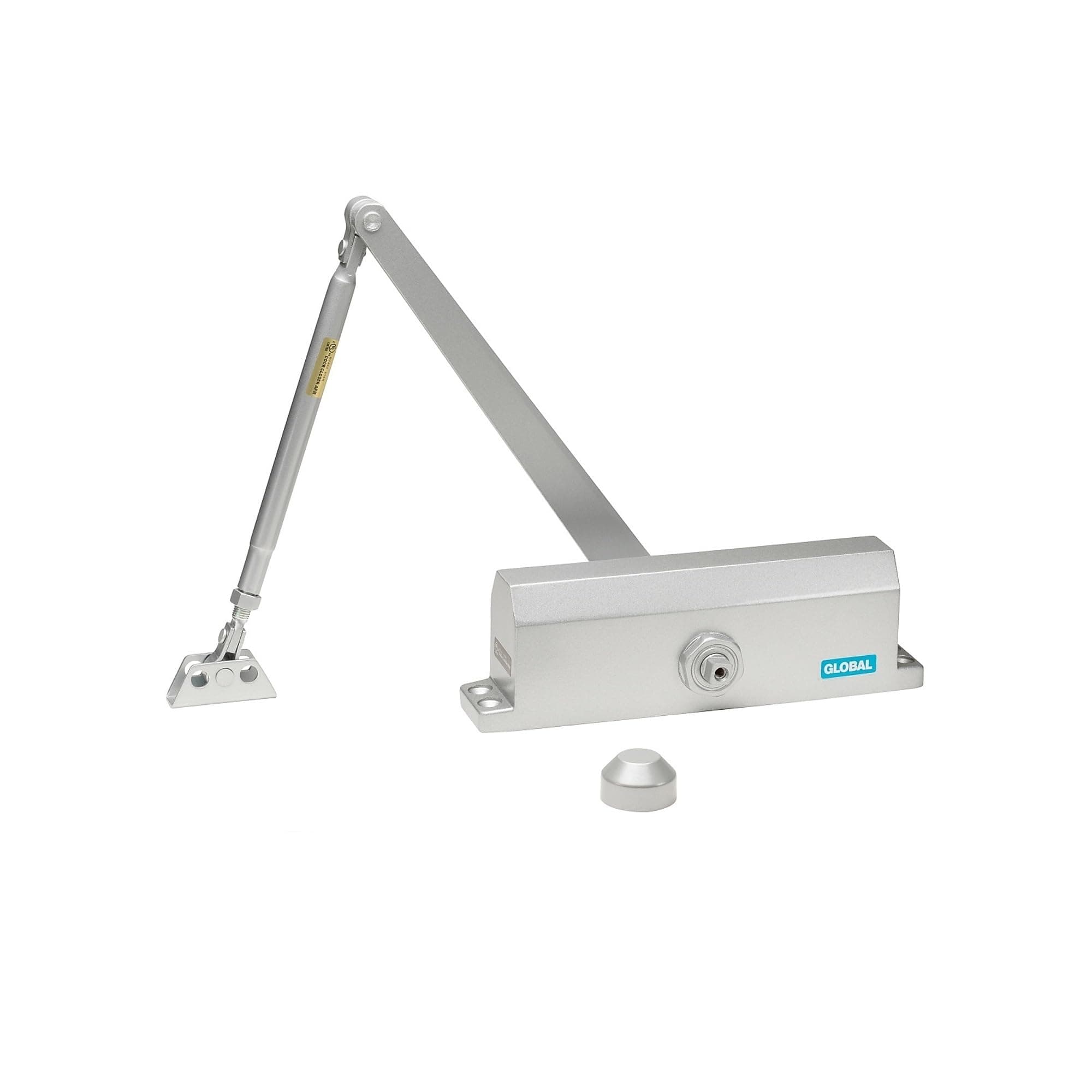 Commercial Door Closer in Aluminum Finish , with Backcheck - Size 4 , small - TC2204-BC-AL