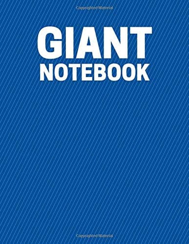 Giant Notebook: 600 Ruled Pages, Extra Large Notebook (8.5 x 11 in.) (Giant Notebook Collection)