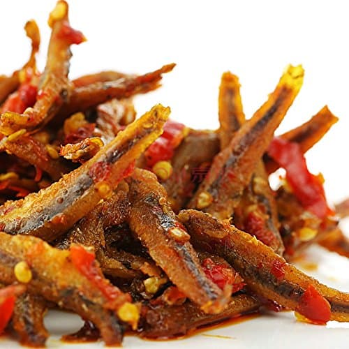 Fancci Chinese Special Snack Food : LinWu DongJiang Dry Spicy Fish 东江鱼 香辣小鱼仔 235g