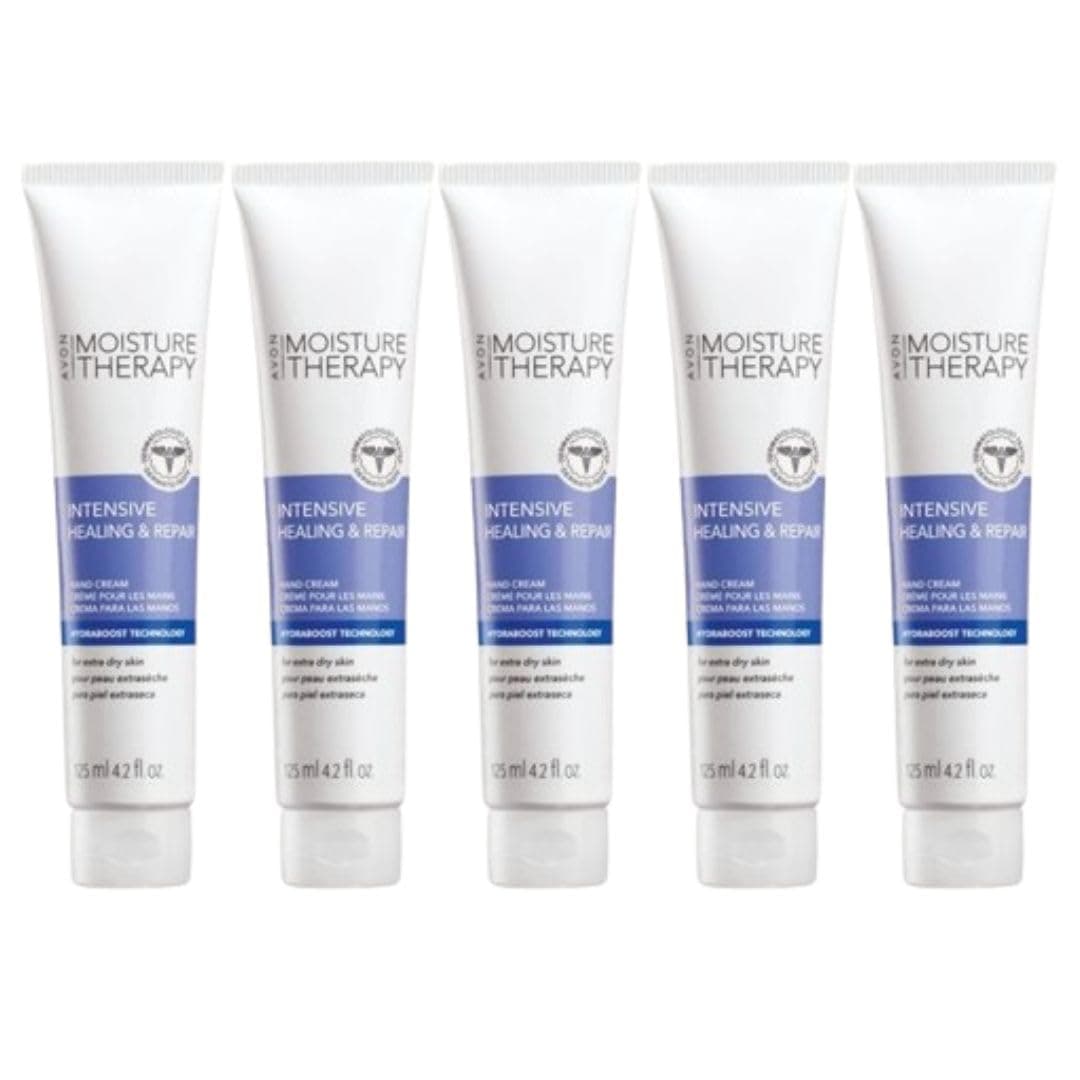 Avon Moisture Therapy Intensive Healing & Repair Hand Cream Lot of 5