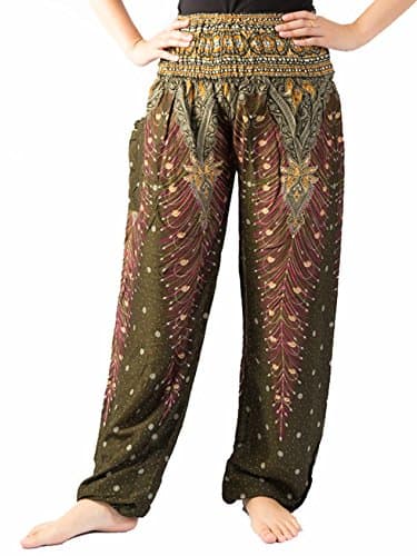 STREET PANTS Peacock Style with Bright Color Comfortable Wear 100% Soft Cotton Like.