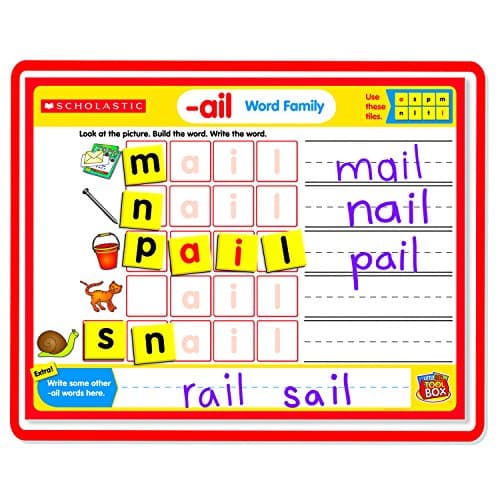 Magnetic Mats: Word Families: K-2 for Ages 4 and up (Little Red Tool Box: Literacy Manipulatives) Office Product – 1 Mar. 2007