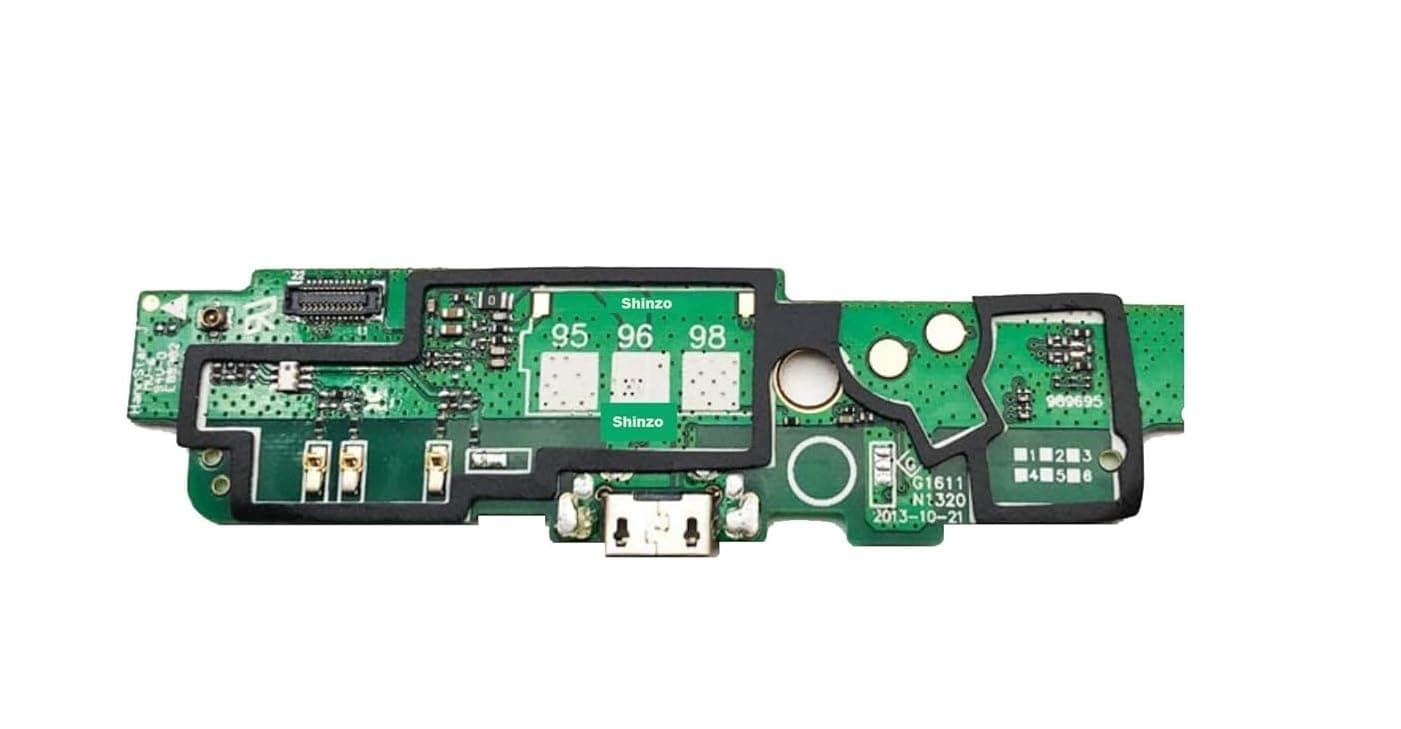 Shinzo® Premium Micro USB Charging Port & Mic Flex Cable Replacement for Nokia Lumia 1320 - Fast Charge, Clear Calls, Easy DIY Repair