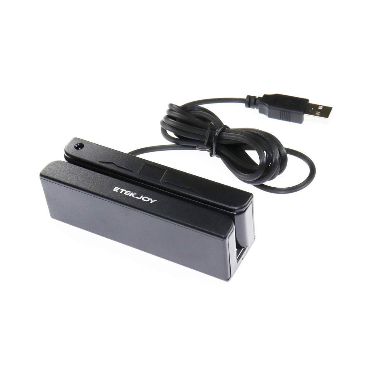 ETEKJOY USB 3-Track Magnetic Stripe Card Reader POS Credit Card Reader Swiper MagStripe Swipe Card Reader