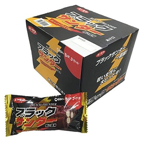 Yuraku Black Thunder Choco Bar Japan