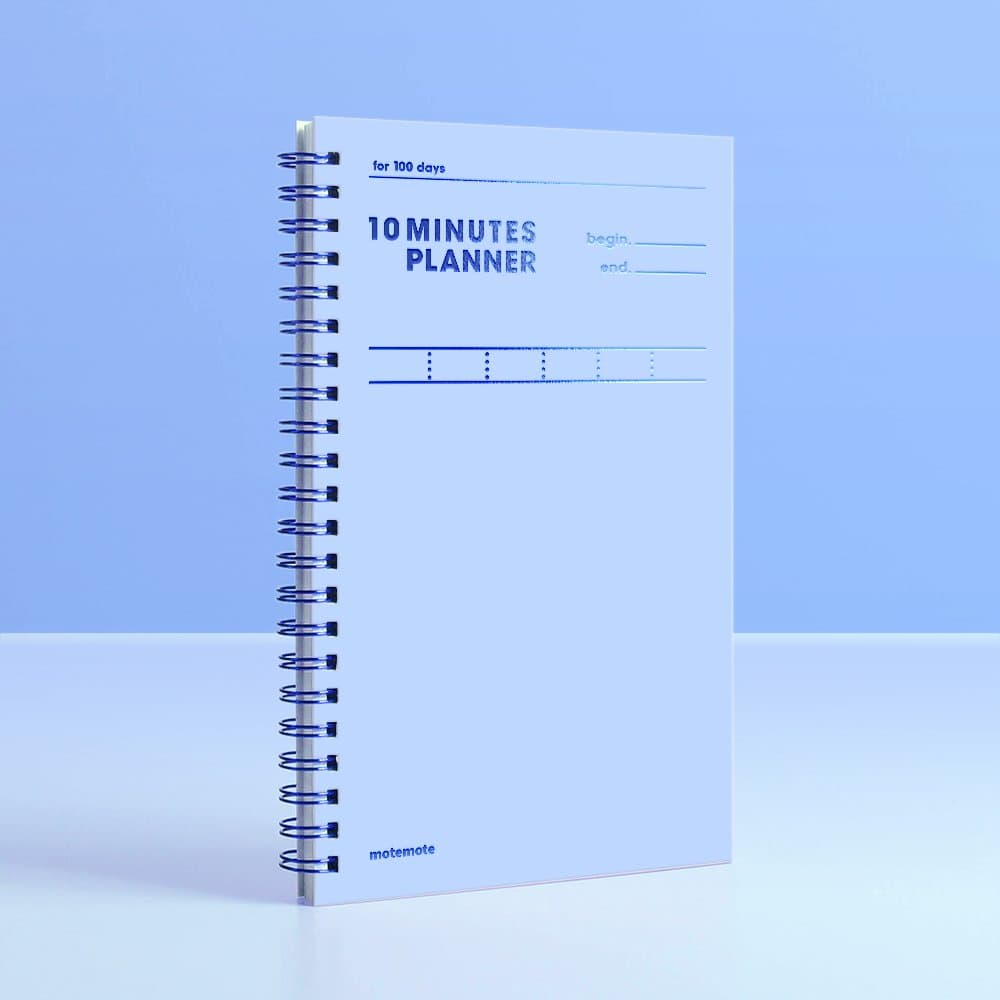 motemote] 10 Minutes Planner 100 Days Color Chip (Serenity) / Study Planner