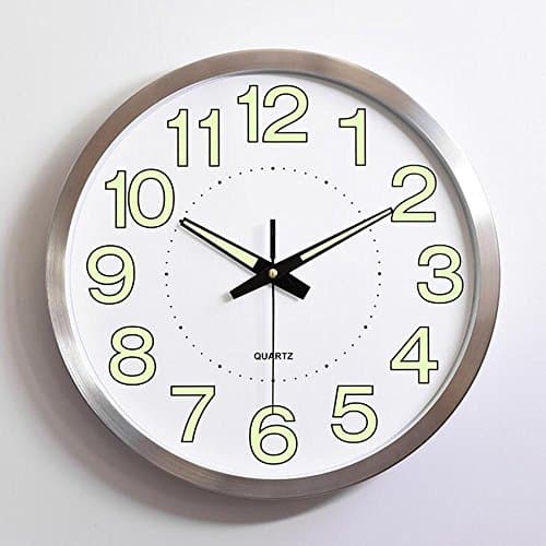 DB&PEISHI Luminous wall clock, bedroom mute clock, living room clocks and watches , 2