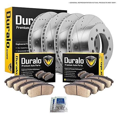 Duralo Front Rear Brake Pads And Rotors Kit For Dodge Ram 2500 3500 4000 4500 2003 2004 2005 2006 2007 2008 - Duralo 153-1150 New