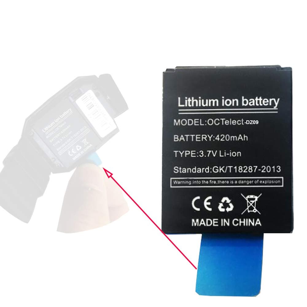 Smart Watch Battery LQ-S1 Rechargable Lithium Battery with 420MAH Capacity as Well as fit for RYX-NX9,SCX-M9-CE,JHCY-S1,LHL-M9-CE,YX-W9B,M9