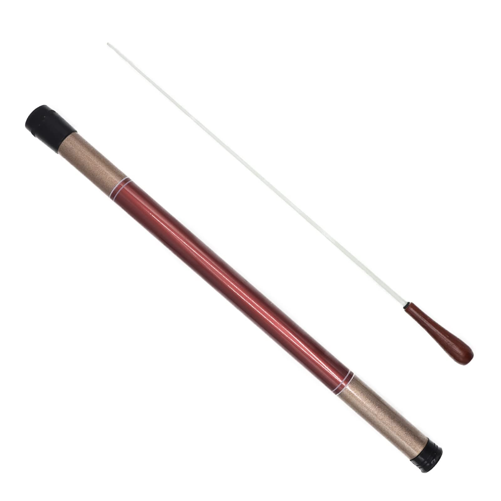15 Inch Music Conducting Baton with Case, Orchestra Baton Band Conductor Baton, Rosewood Handle Conductors Baton, Music Conductor Stick Wand