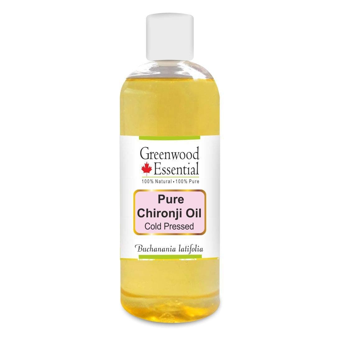 Greenwood Essential Pure Chironji Oil (Buchanania Latifolia) 100% Natural Therapeutic Grade Cold Pressed, 200 ml