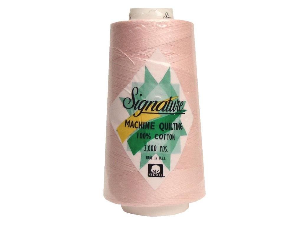 Signature Cotton Quilt Thread 40wt 3000 Yard, Petal