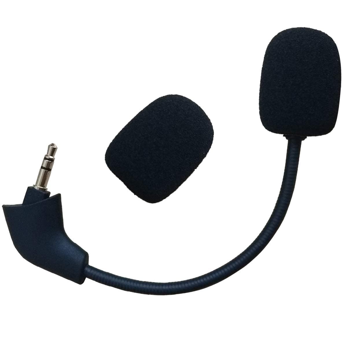 Replacement 3.5mm Microphone for Kingston HyperX Cloud 2 II Cloud Core Cloud Silver