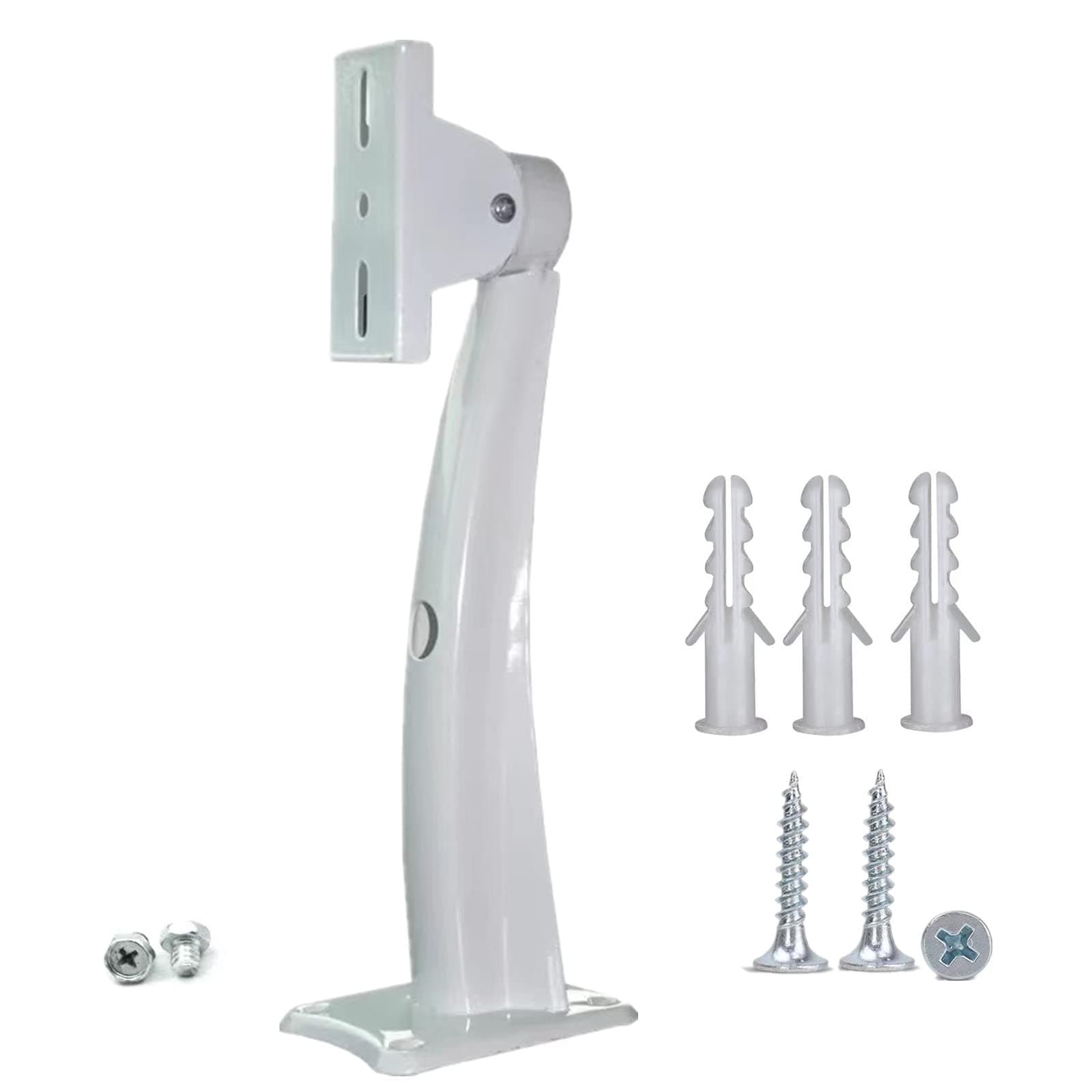 OdiySurveil(TM) Universal Wall Ceiling Metal Waterproof Mount CCTV Security Camera Housing Mounting Bracket,White,Indoor Outdoor