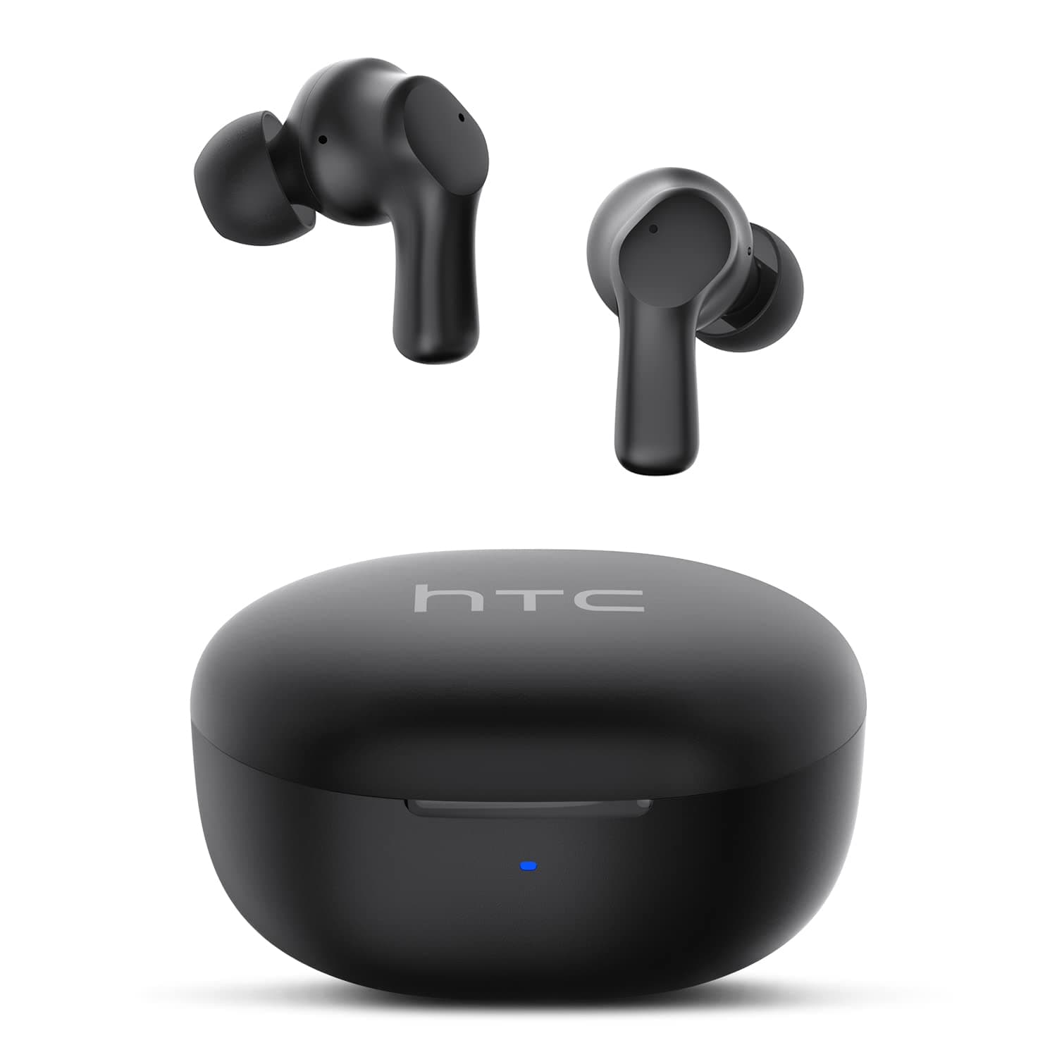 True Wireless Earbuds 2 Bluetooth 5.3 Earphones, in-Ear Headphone ENC Noise Cancellation, 32-Hour Playtime/Built-in Mic/Touch Control -Black