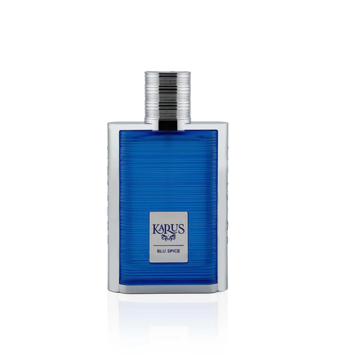 KARUS BLU SPICE Eau de Parfum Spray 100ml by Khadlaj - Premium Fragrance for Men with Tea, Bergamot, Cinnamon & Amber Wood Notes