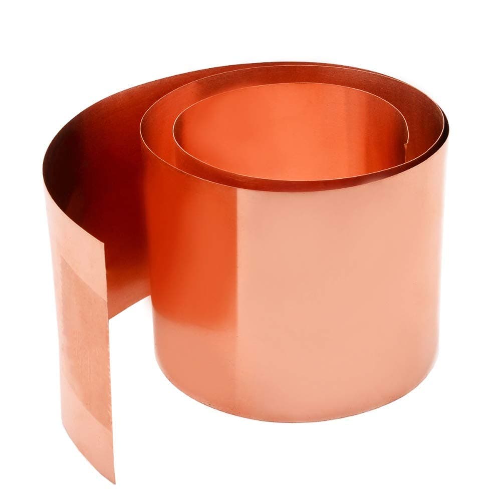 JAYSSS 1pc 0.2mm Thickness Copper Sheet Roll High Purity Pure Copper Cu Metal Sheet Foil Plate 100mmx1000mm