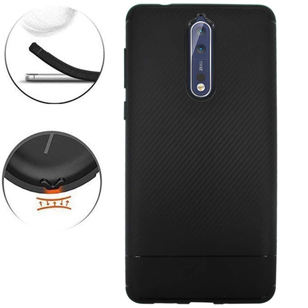 Nokia 8 Case Shinwo Soft Flexible TPU [Shockproof] Slim Phone Case for Nokia 8