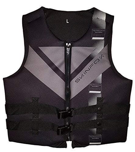 SKINFOX Neoprene Vest Life Vest Lifejacket Ce after Norm Iso 12402.5 - Grey, L