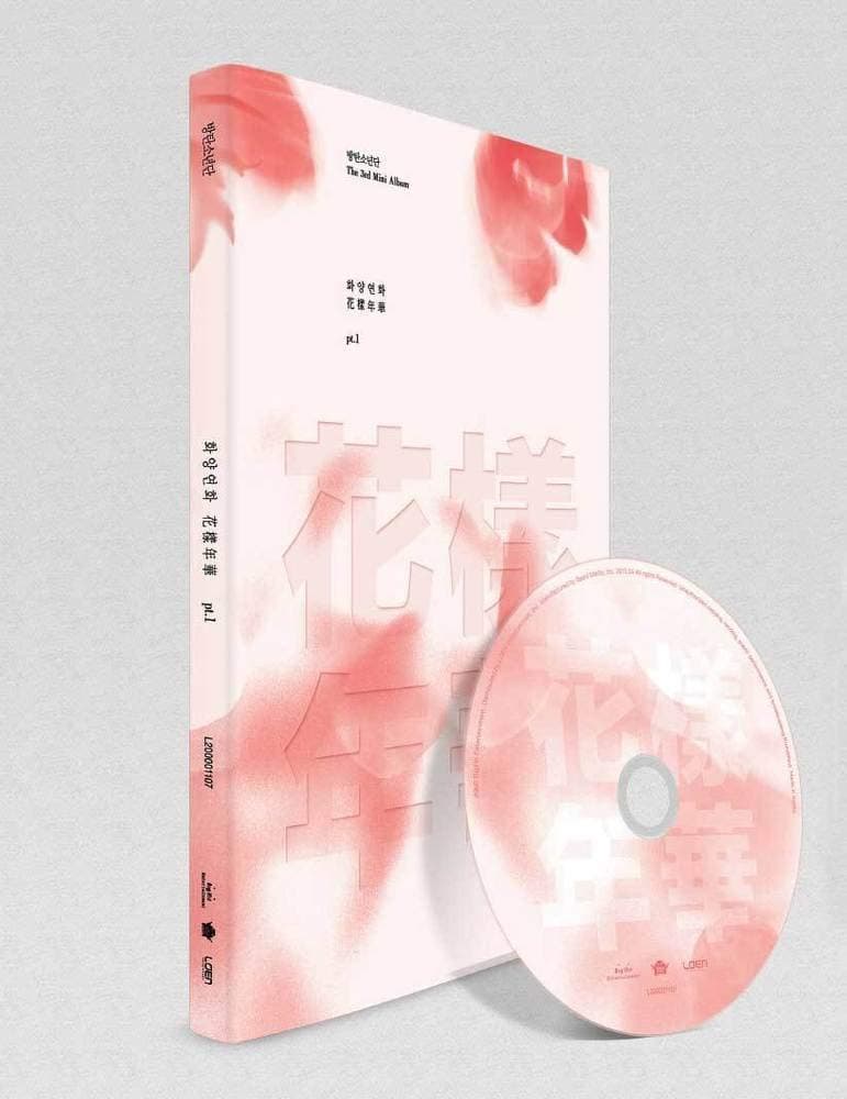 BTS KPOP [Pink Ver.] In The Mood For Love PT.1 BANGTAN BOYS 3rd Mini Album CD + Photobook +Photocard