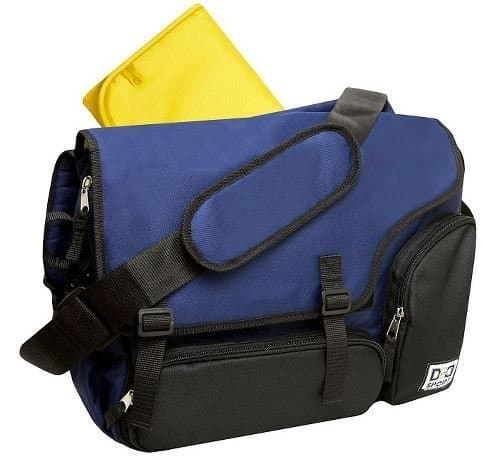 Diaper Dude Sport Messenger Diaper Bag by Chris Pegula - Navy