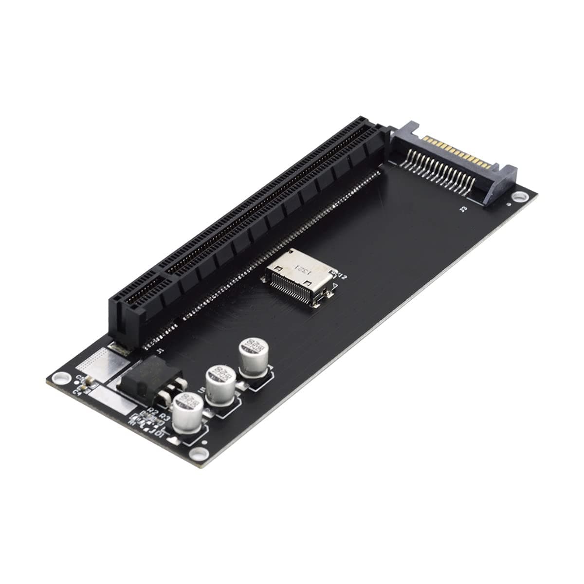 Oculink SFF-8612 SFF-8611 to PCIE PCI-Express 16x 4X Adapter with SATA Power Port for Motherboard Graphics Card