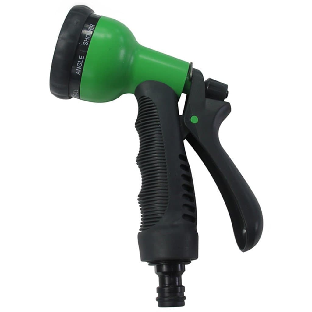 SYAODU Garden Hose Nozzle Lightweight, Water Sprayer for Powerful Watering Versatile 8 Pattern Spraying For Cleaning, Car Washes, Misting (Color : Green)
