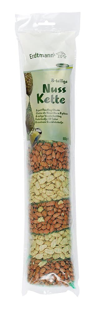 Erdtmanns8 Parts Nut Chain 4-Peanut Balls Plus 4-Blanched Peanuts Balls, 18 By 4 By 5-Inch