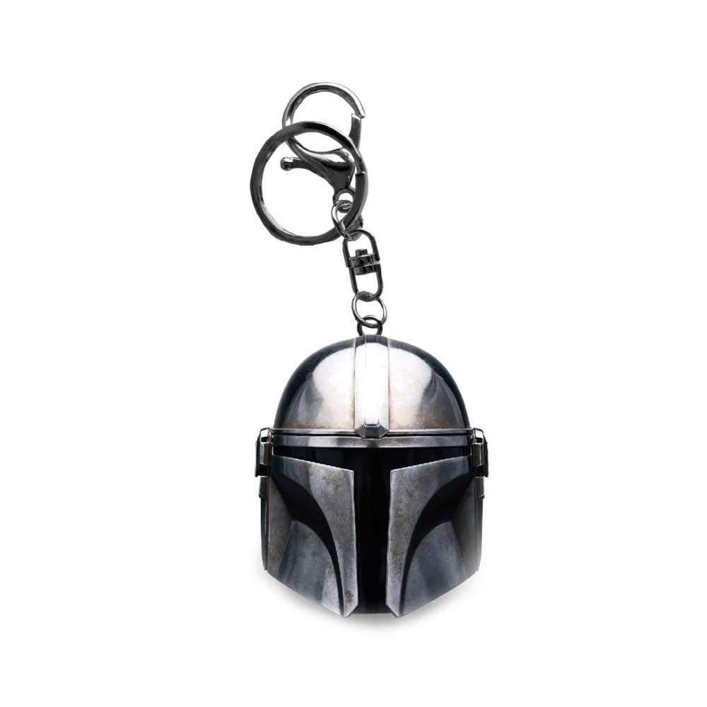 THE MANDALORIAN HELMET KEYCHAIN - Star Wars, Lucasfilms Official Disney Keychain Multi Color