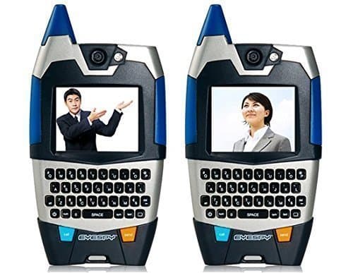 eSmart EyeSpy Night Vision Walkie Talkies with Live Video, Text and Integrated Microphones (Great Fun Gift for Kids, Ship from USA) by eSmart