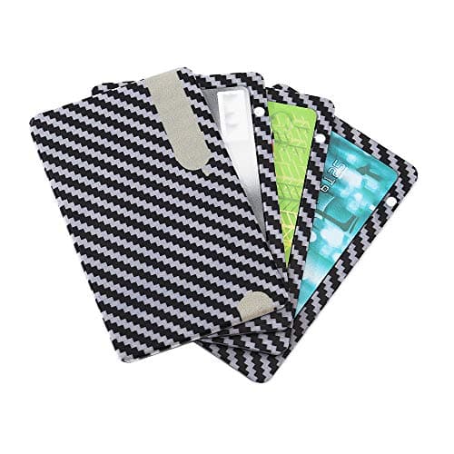 Modular Card Holder RFID Blocking Wallet - Men Slim Wallet ID Card Pocket with Money Clip - Minimalist Business Card Case