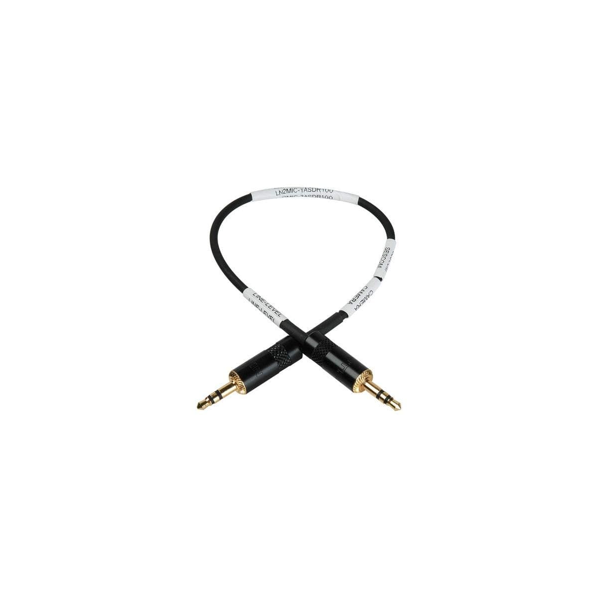 Sescom LN2MIC-TASDR100 3.5 Line to Mic 35dB Attenuation 9" DSLR Cable for Tascam DR-100