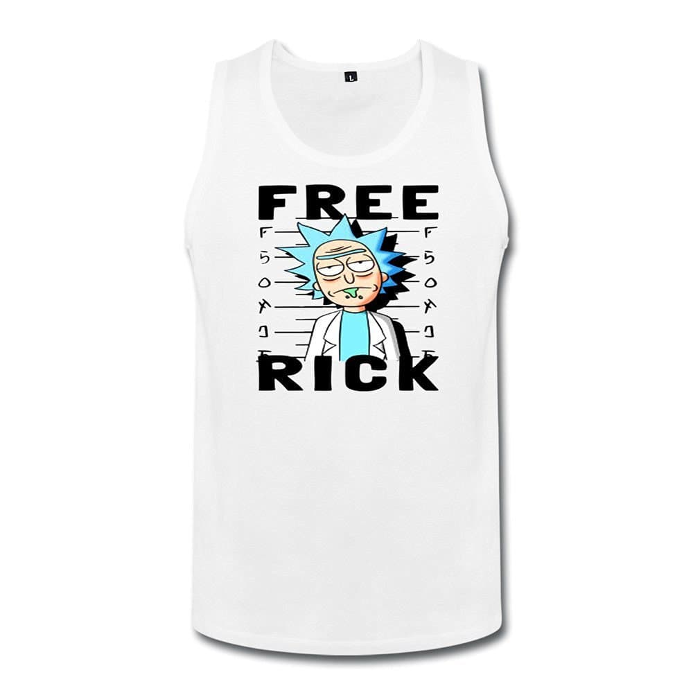 Men's Free Rick Rick And Morty Vests Tank tops Tank Top