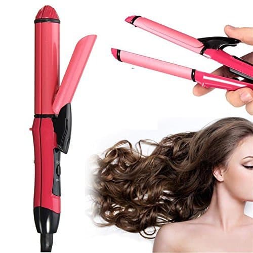 Cloudmart Professional Essential 2 in 1 Hair Straightener and Curler with Ceramic Plate For Women