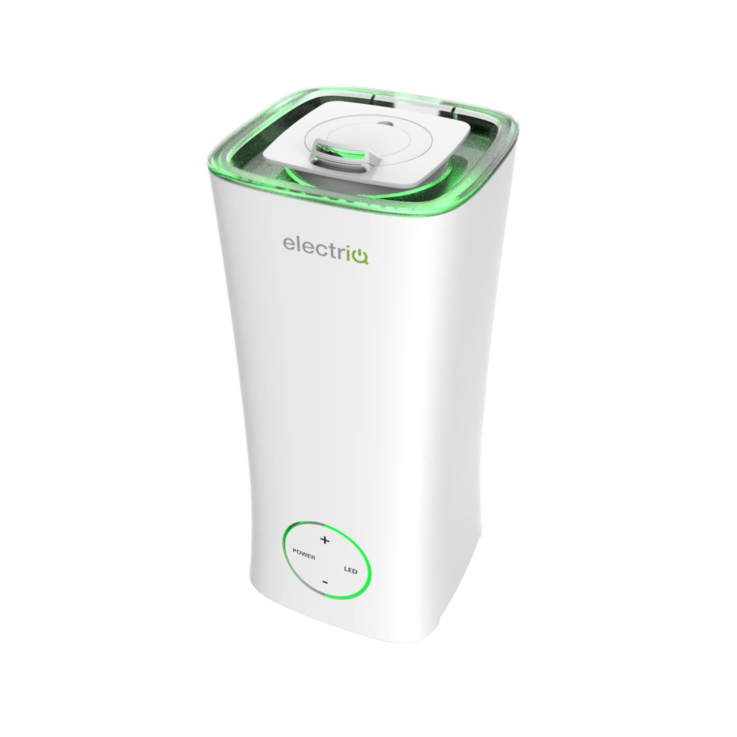 electriQ 2 L Cool Mist Ultrasonic Humidifier with Aroma Diffuser & Ambient LED Night Light – Up to 10 h Runtime, Touch Controls, Auto Shut‑Off