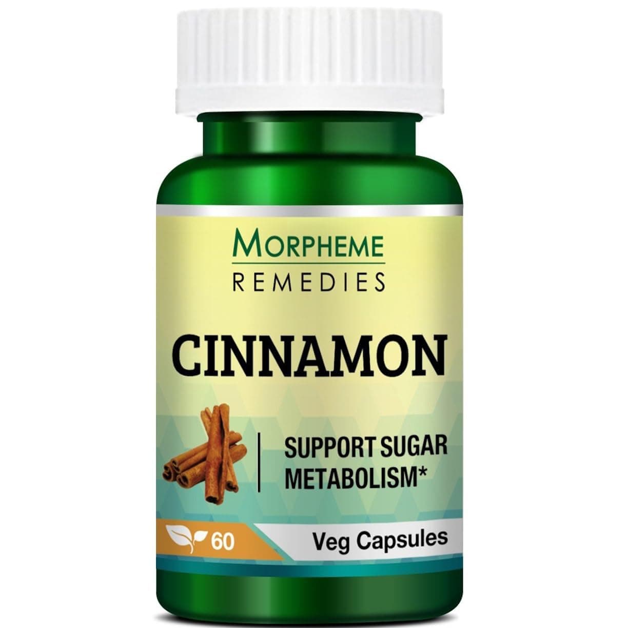 Cinnamon Extract (500 mg, 60 Veg Capsules, 1 Bottle)
