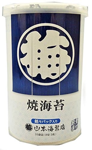 Yamamoto seaweed shop tabletop Meimei yaki nori canned 10 bagged (8 off five)